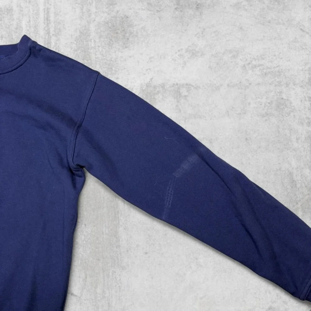 Lululemon Perfectly Oversized Crewneck Sweatshirt Navy Blue Size 6 Pullover
